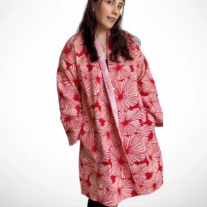 Selene rojo con flores