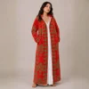 Lakshmi Coat. Color ladrillo