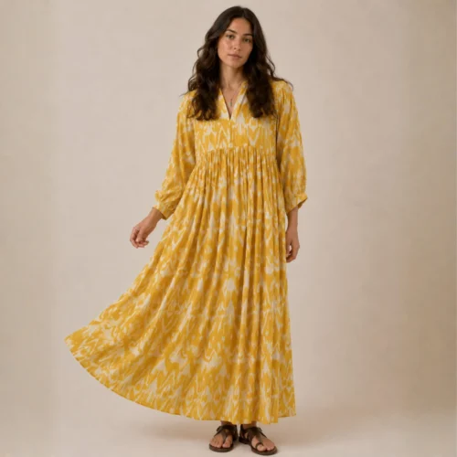 Shakti dress, Color amarillo