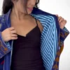 Lakshmi Coat azul cobalto