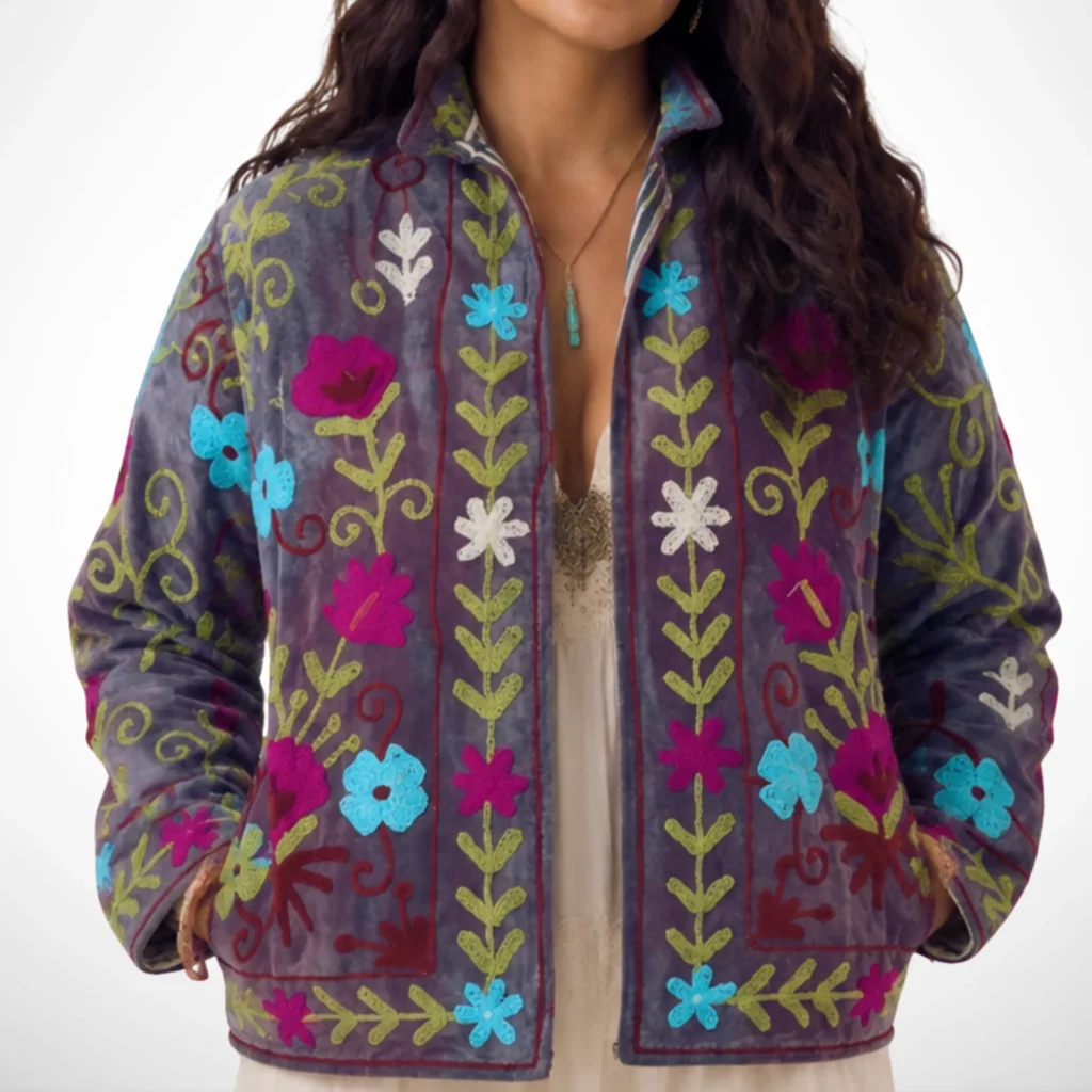 Lakshmi flores gris