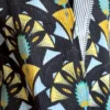 Selene Jacket. Color negro con abanicos