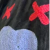 36 Lakshmi Jacket. Color azul marino con corazones