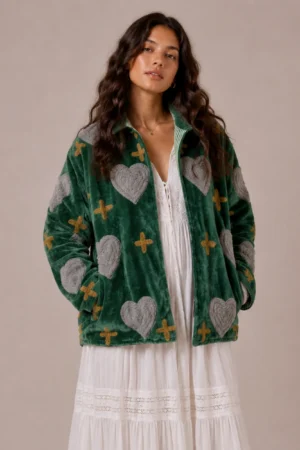 4 Lakshmi verde con corazones