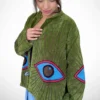 Lakshmi verde con ojo protector