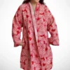 5 Selene rojo con flores