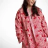 8 Selene rojo con flores