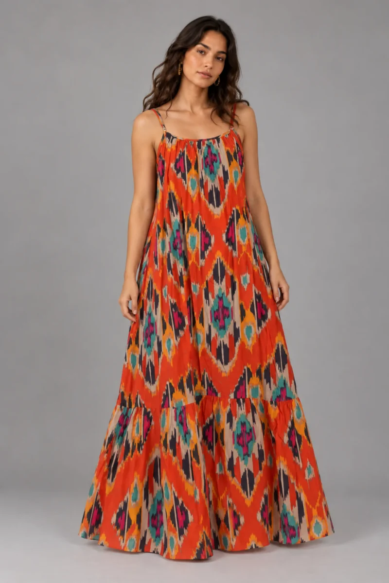 Leela dress Kaya, orange