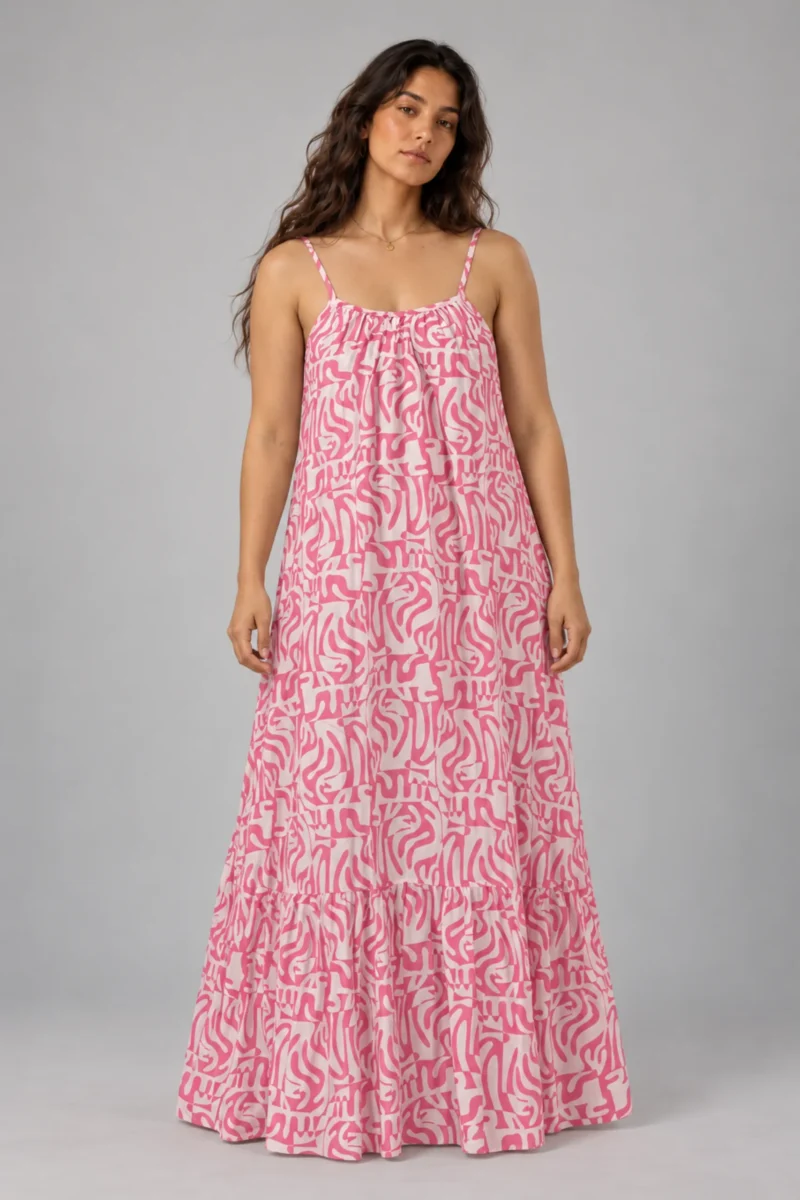 Leela Dress pink