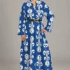 1 Ava Dress Blue Cobalt