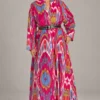 1 Ava Dress Bright Pink