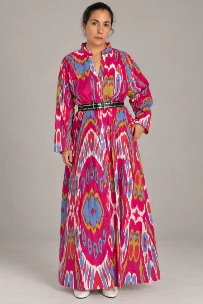 Ava Dress Bright Pink