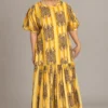 Chandra Dress Tigers, yellow