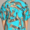 Chandra Dress Cats, cyan