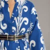 3 Ava Dress Blue Cobalt