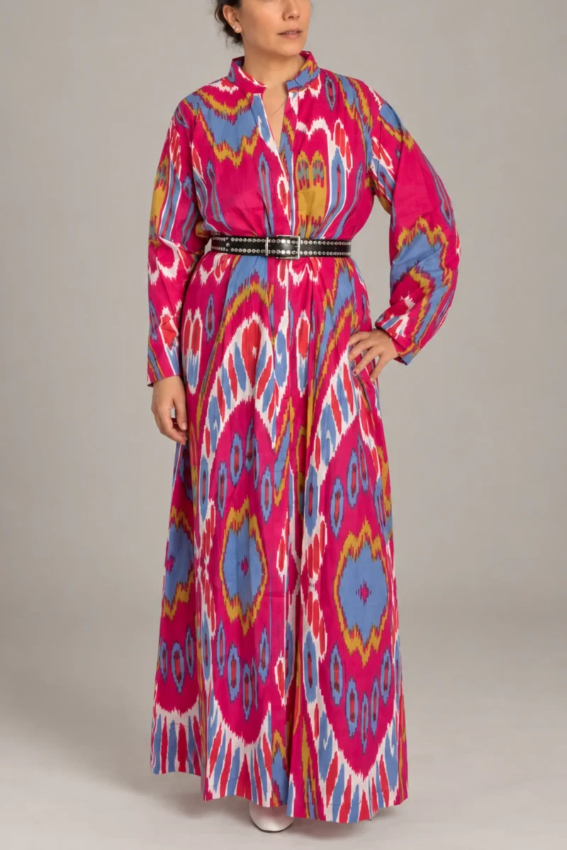3 Ava Dress Bright Pink