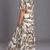Chandra Dress Cats, white