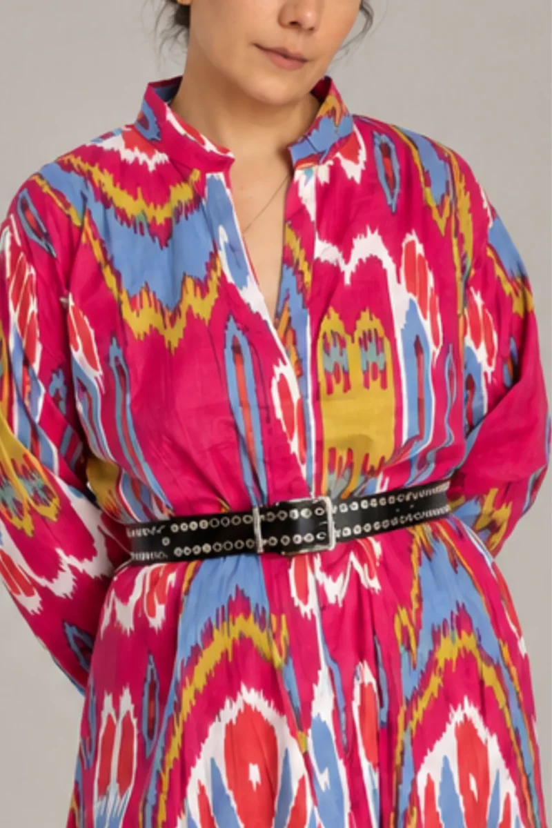 5 Ava Dress Bright Pink